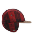 Simms Cold Weather Cap by Simms Fishing Products plaid polyester wool blend cap with sherpa lining for cold weather fishing apparel