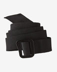 Patagonia Friction Belt in black recycled nylon with anticorrosive buckle at Freestone Fly Shop for fly fishing apparel