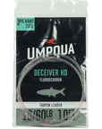 Umpqua Deceiver HD w/Pink Fluorocarbon Tarpon Leader by Umpqua Feather Merchants saltwater fly fishing leader set