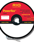 Rio Powerflex Tippet spool featuring high tenacity copolymer material with superior knot strength for trout fishing use