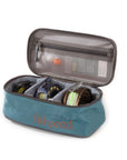 Fishpond Ripple Reel Case - Medium organizing multiple fly reels with segmented compartments and zippered mesh pocket by Fishpond