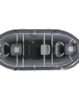 NRS 129 Slip Stream Boat Package by NRS with three seats and aluminum frame for fly fishing at Freestone Fly Shop