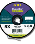 Rio Fluoroflex Strong Tippet 5X by Farbank Pros with 5.2LB test strength for freshwater fly fishing applications