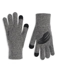 Simms Full Finger Glove - Steel by Simms Fishing Products lightweight wool gloves with touchscreen compatible fingertips at Freestone Fly Shop