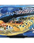 MFC Poly Fly Box by Montana Fly Company with vibrant trout artwork for durable fly fishing storage at Freestone Fly Shop