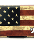 MFC Poly Fly Box by Montana Fly Company featuring vintage American flag design for fly fishing storage at Freestone Fly Shop
