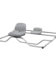 NRS Basic Fishing Frame with metal construction and two cushioned seats for anglers and passengers on fishing rafts
