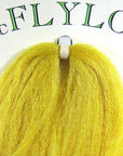 Mcflylon bright yellow wavy polypropylene fiber by Hareline Dubbin Inc for fly tying at Freestone Fly Shop