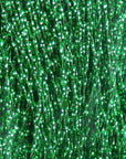 Krystal Flash in vivid green with sparkling highlights by Hareline Dubbin, Inc for fly tying at Freestone Fly Shop