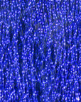 Krystal Flash in vibrant electric blue with sparkling iridescent strands by Hareline Dubbin, Inc for fly tying at Freestone Fly Shop