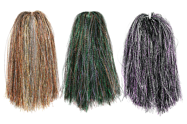 MFC Kreelex Flash Blend by Montana Fly Company in brown, green, and purple for premium fly tying at Freestone Fly Shop