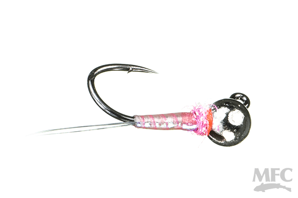 MFC Jig Fullback Napoleon - Pink by Montana Fly Company, durable perdigon style fly fishing lure at Freestone Fly Shop