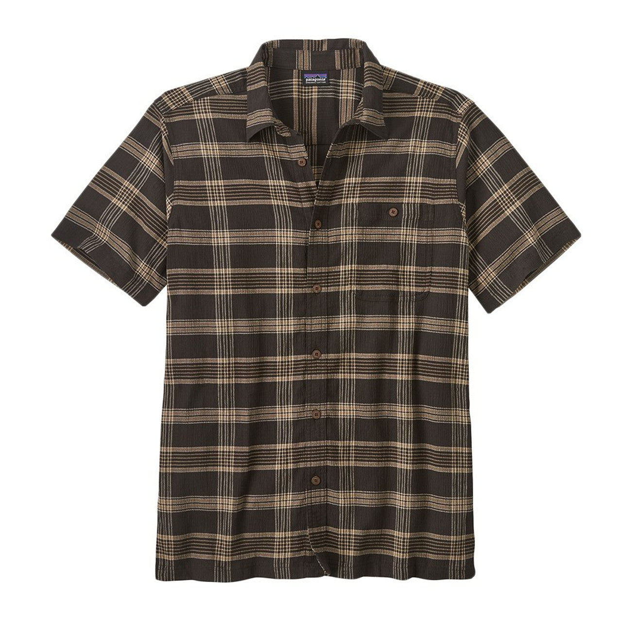 Patagonia M's A/C Shirt-Ink Black lightweight organic cotton fishing apparel at Freestone Fly Shop