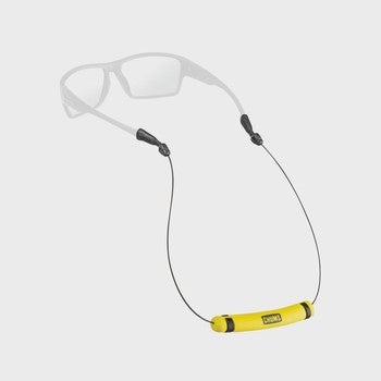 Chums Orbiter Foat yellow stainless steel floating eyewear retainer designed for fly fishing at Freestone Fly Shop