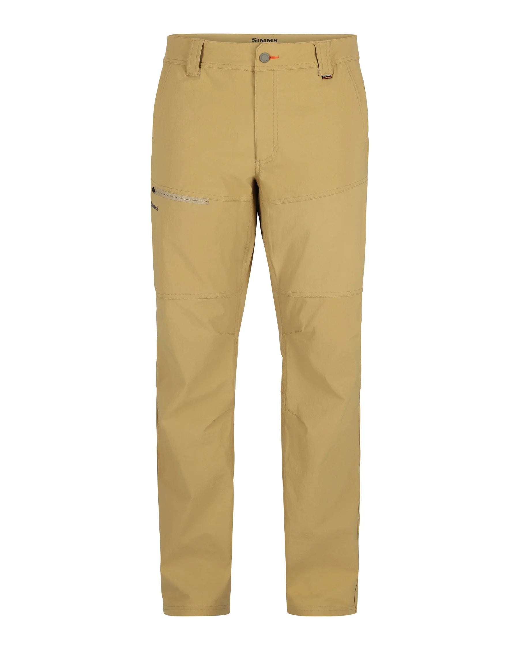 Simms Men's Guide Pant - Camel by Simms Fishing Products durable water-shedding nylon-spandex blend for summer wading