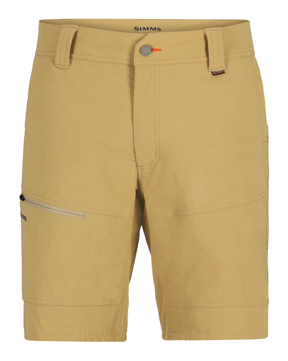 Simms Men's Guide Short - Camel by Simms Fishing Products, lightweight water-shedding shorts for fly fishing and wading
