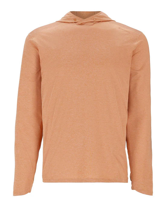 Simms Men's Solarflex Hoody - Orange Maple Heather by Simms Fishing Products lightweight sun protection fishing apparel at Freestone Fly Shop