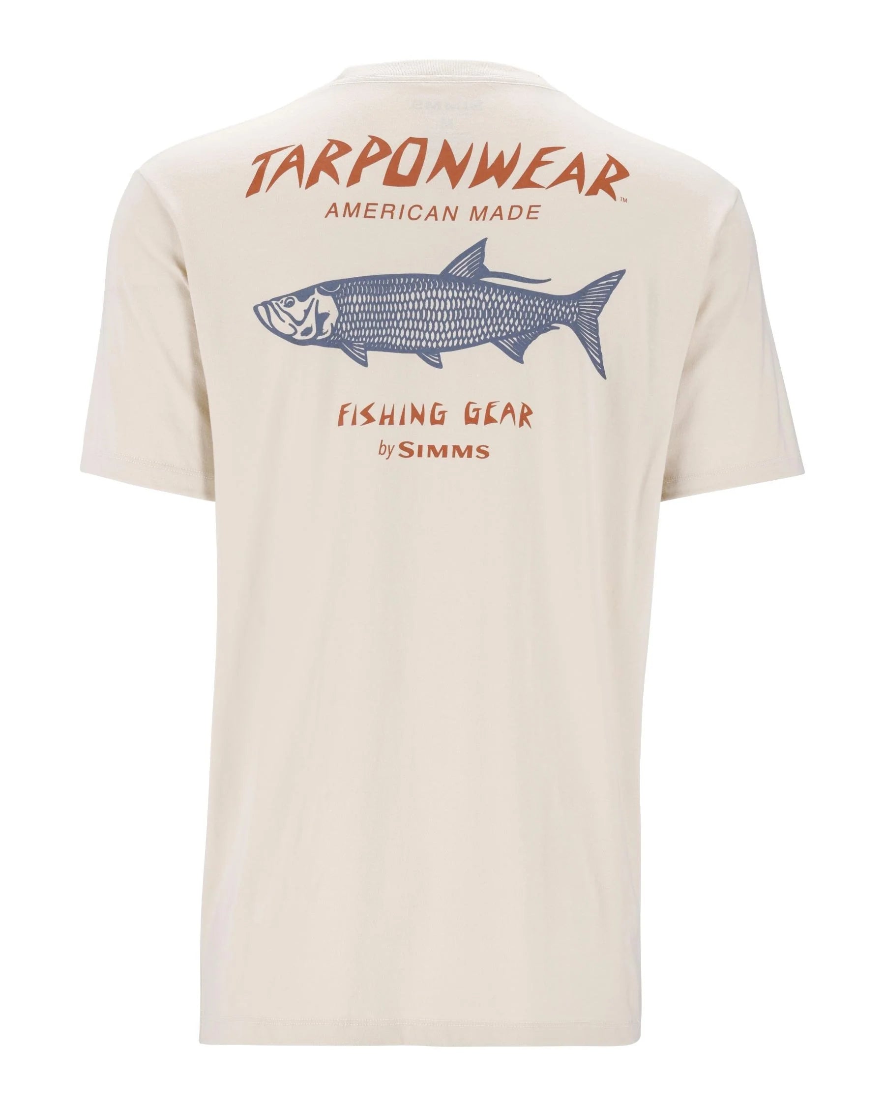 Simms Men's Tarponwear T-Shirt - Natural featuring graphic tarpon design by Simms Fishing Products at Freestone Fly Shop