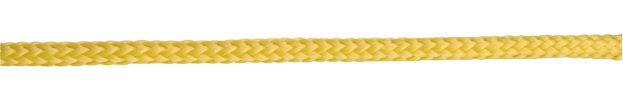 3/8" Rescue Rope by NRS in yellow kernmantle design with 1900 lb tensile strength for water rescue applications