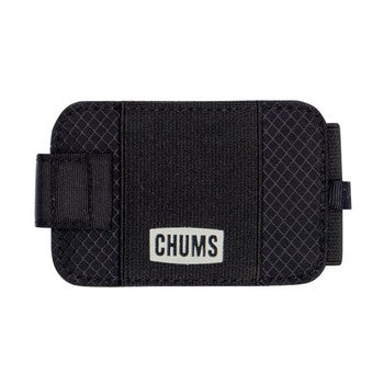 Chums Bandit Bi-Fold Wallet Assorted Colors minimalist design with elastic cash band and durable fabric at Freestone Fly Shop