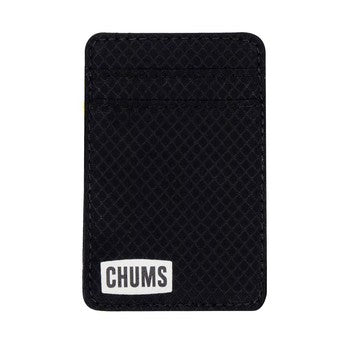 Chums Daily Wallet Assorted Colors slim black design with two card slots and elastic cash sleeve at Freestone Fly Shop