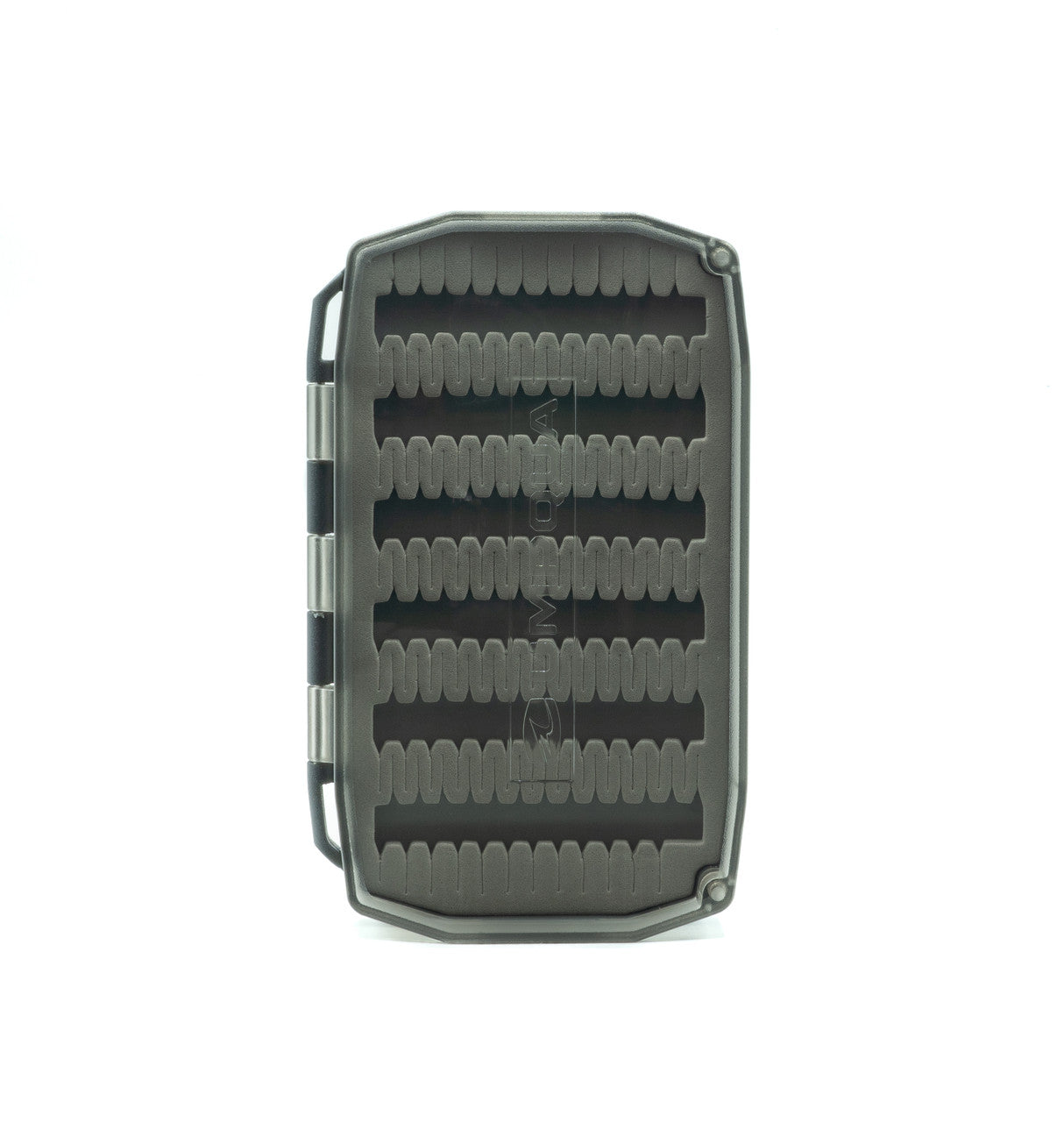 Umpqua Essential Mini Foam Fly Box - Gray by Umpqua Feather Merchants compact slim design for dries and nymphs storage