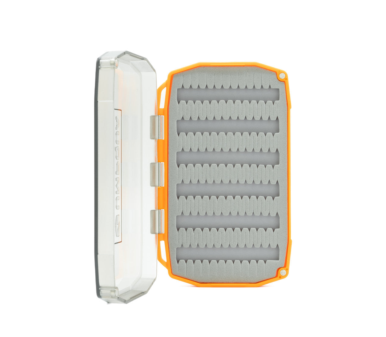 Umpqua Essential Mini Foam Fly Box - Hot Orange by Umpqua Feather Merchants compact slim box for dries and nymphs storage
