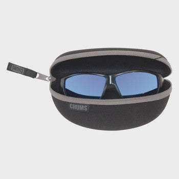 Chums Transporter Assorted Colors zippered hardshell case with soft fleece interior for eyewear protection at Freestone Fly Shop