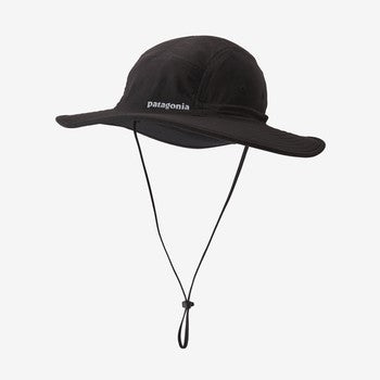Patagonia Quandary Brimmer with wide brim and adjustable toggle for sun protection on trails at Freestone Fly Shop