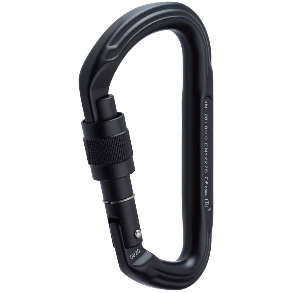 NRS Nuq Screw Lock Carabiner - Black