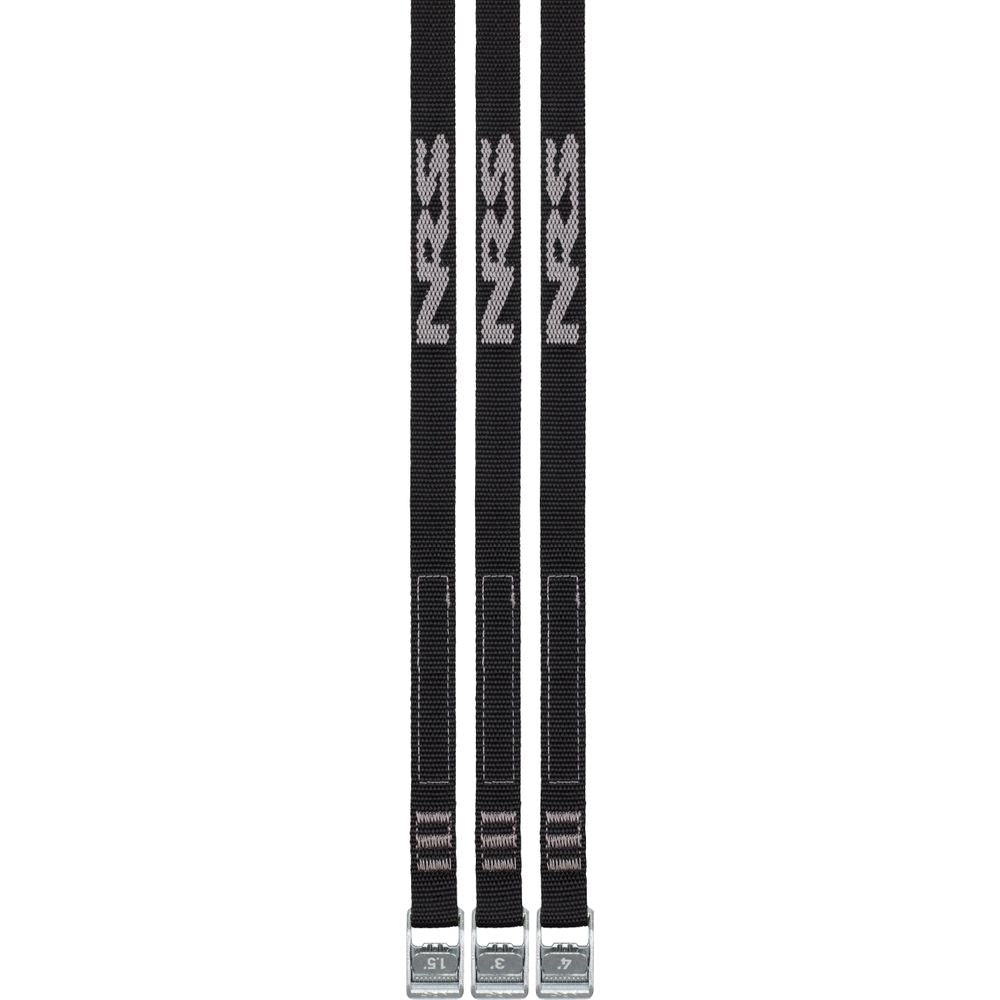 NRS Micro 5/8" Stealth Strap narrow black cam strap by NRS for securing gear, available at Freestone Fly Shop