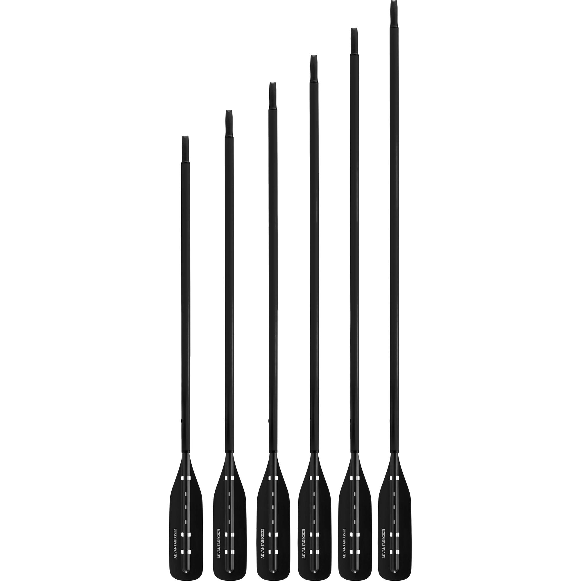NRS Otter Dodger Raft Package set of six adjustable black paddles for use on guided fly fishing rafting trips