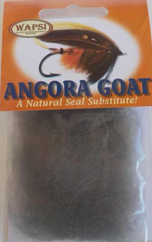 Wapsi Angora Goat Dubbing coarse translucent fibers for fly tying in salmon steelhead and large nymph patterns