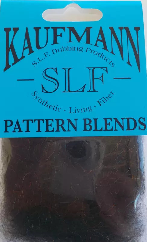 Wapsi Kaufmann SLF Dubbing in dark tones with subtle iridescent highlights for fly tying at Freestone Fly Shop