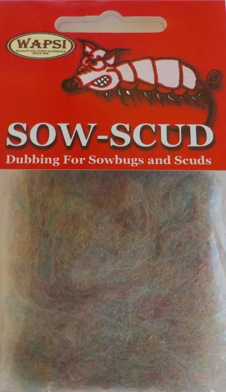 Sow Scud Dubbing by Wapsi in a natural blend for lifelike fly tying at Freestone Fly Shop