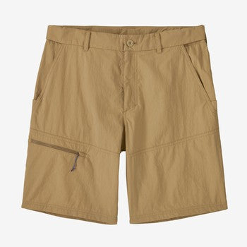 Patagonia M's Sandy Cay Shorts-CSC in tan with zippered pocket designed for lightweight comfort and quick drying at Freestone Fly Shop