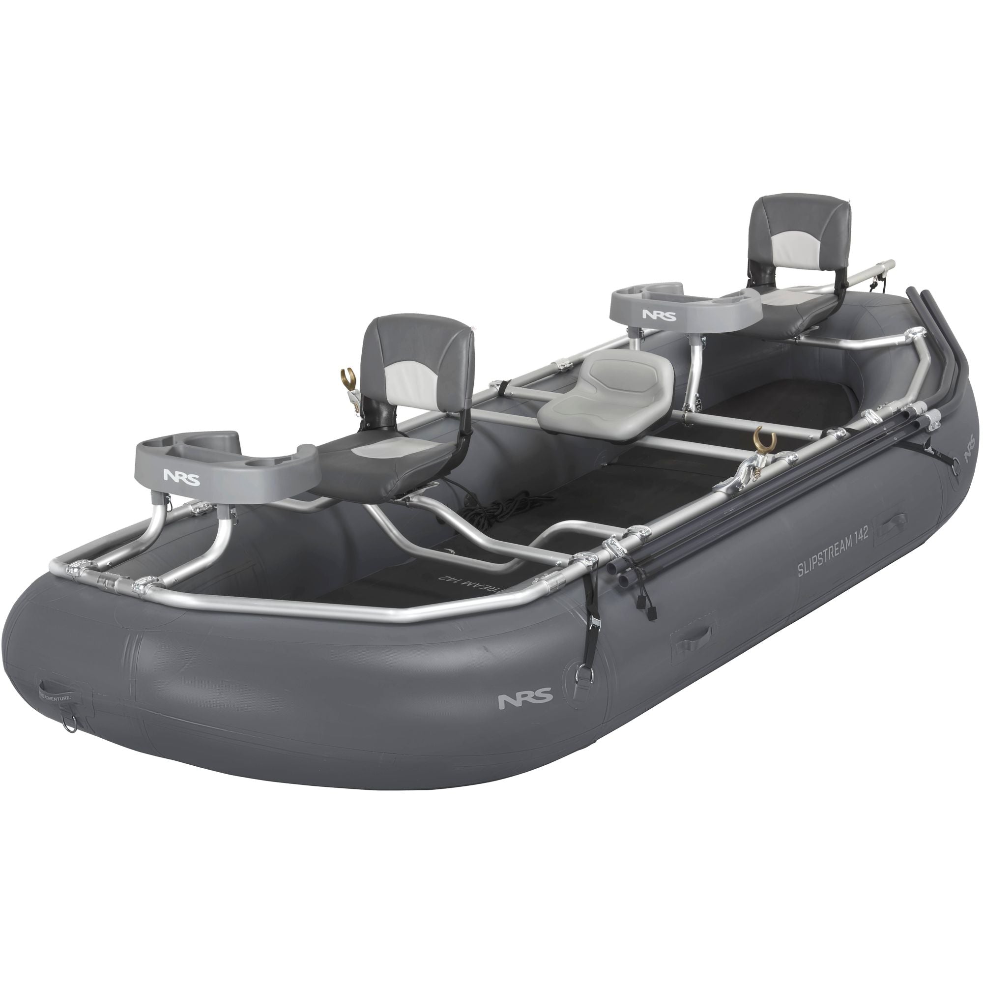 NRS 142 Slip Stream Boat Package by NRS inflatable raft with three seats for fly fishing and guided fly fishing trips at Freestone Fly Shop