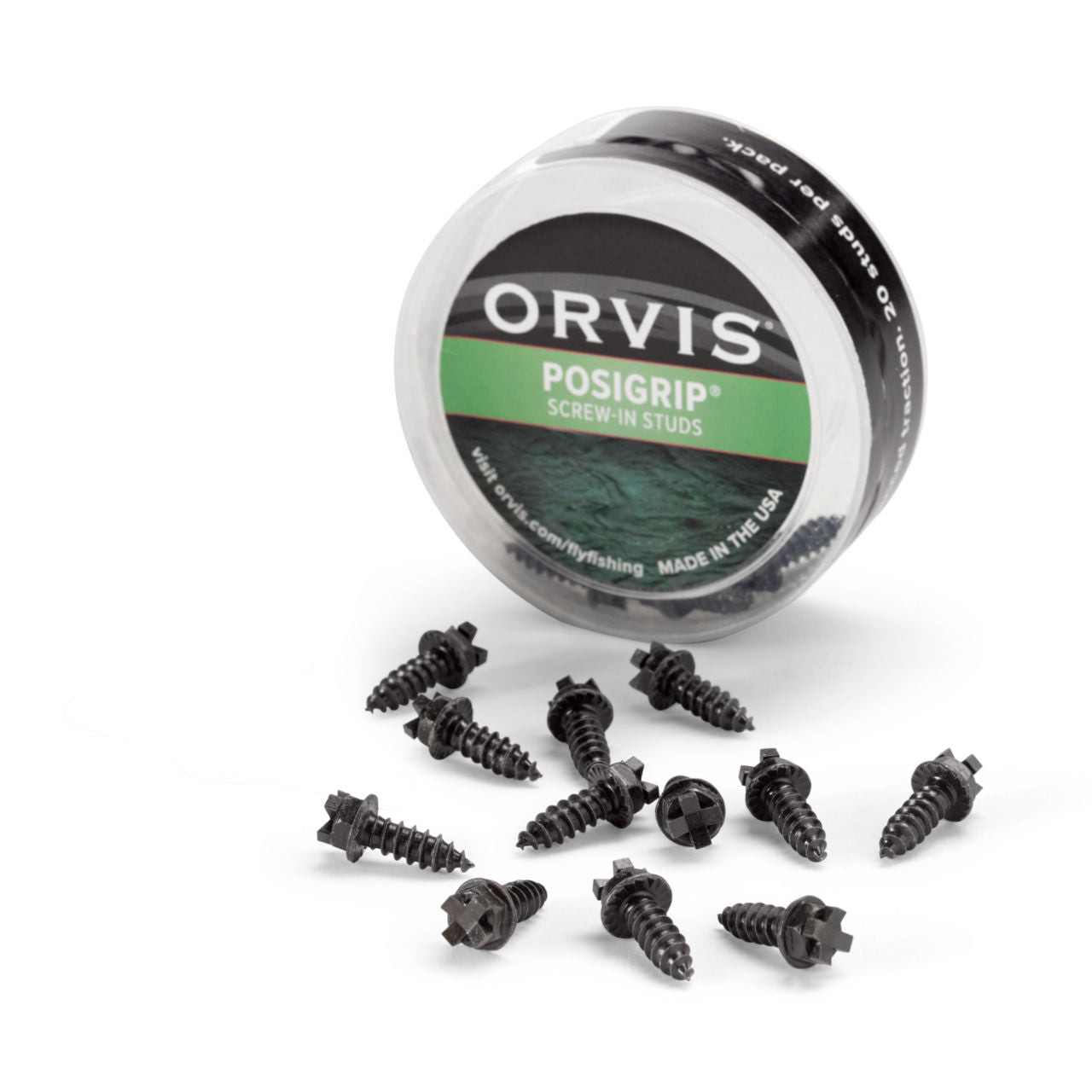 Orvis PosiGrip Studs tungsten carbide tips for secure grip on wading boots at Freestone Fly Shop