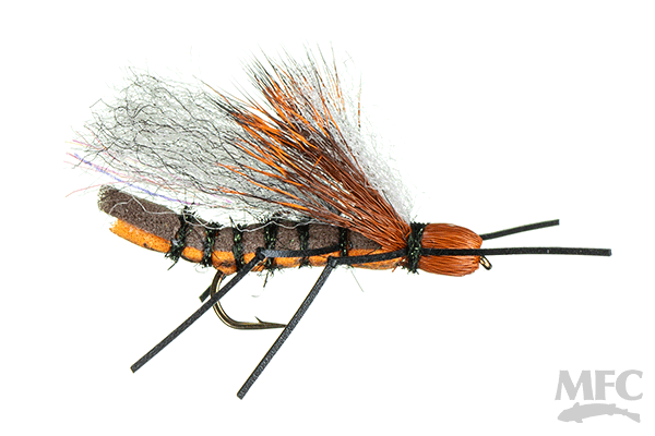 MFC AJ's Rolling Stone - Salmon Fly with foam body and elk hair wing by Montana Fly Company at Freestone Fly Shop