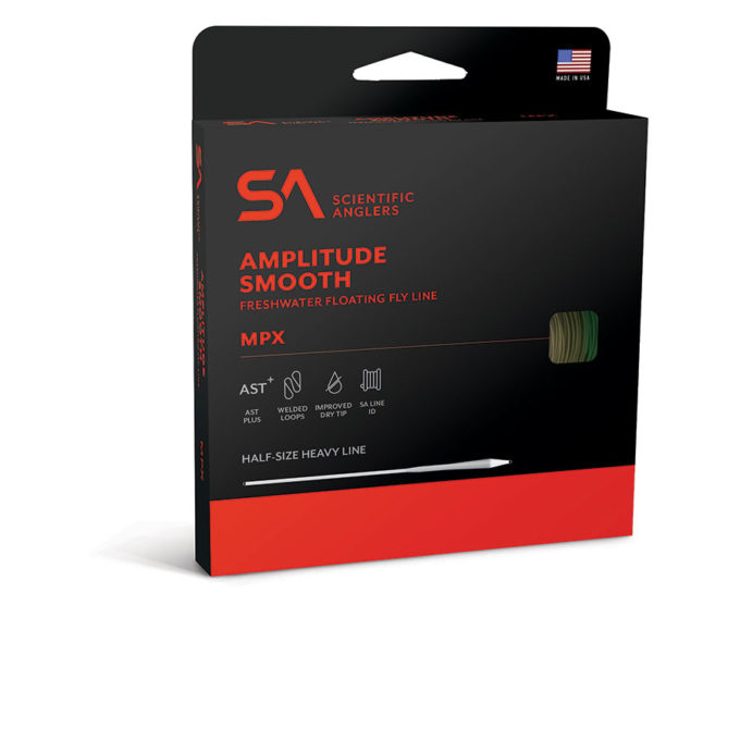 SA Amplitude Smooth MPX freshwater fly line by Scientific Anglers with advanced smooth casting technology at Freestone Fly Shop