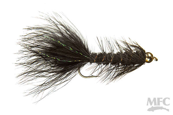 MFC BH Woolly Bugger - Black by Montana Fly Company, effective streamer fly for fly fishing at Freestone Fly Shop