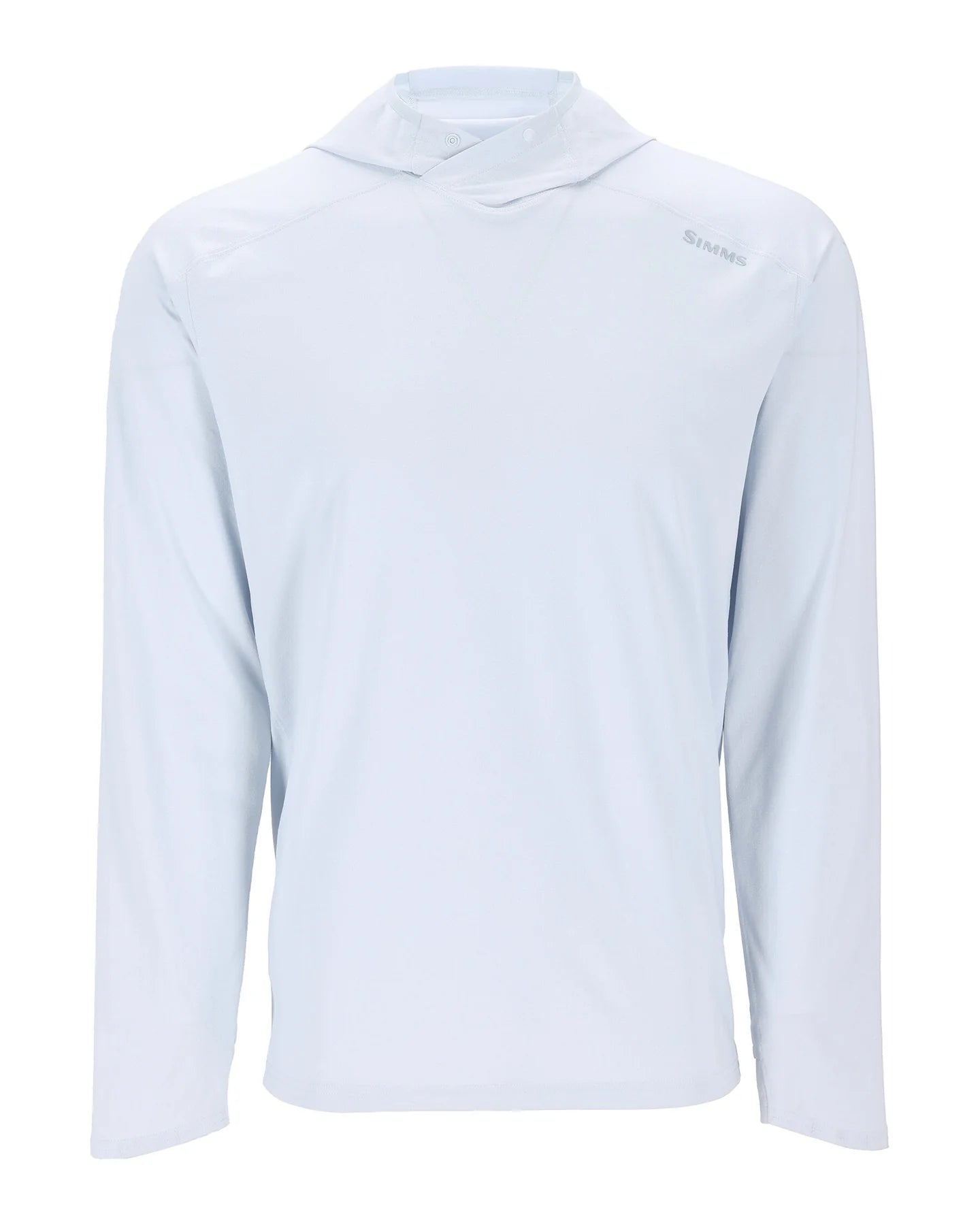 Simms Solarflex Hoody - Bimini Blue w/Freestone Logo on Left Sleeve