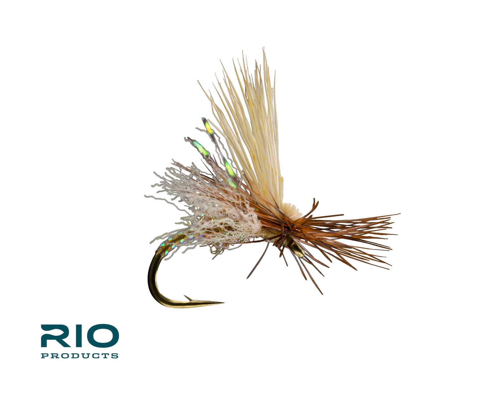 Rio Flies - Body Double Caddis Tan with realistic wings and segmented body for fly fishing at Freestone Fly Shop