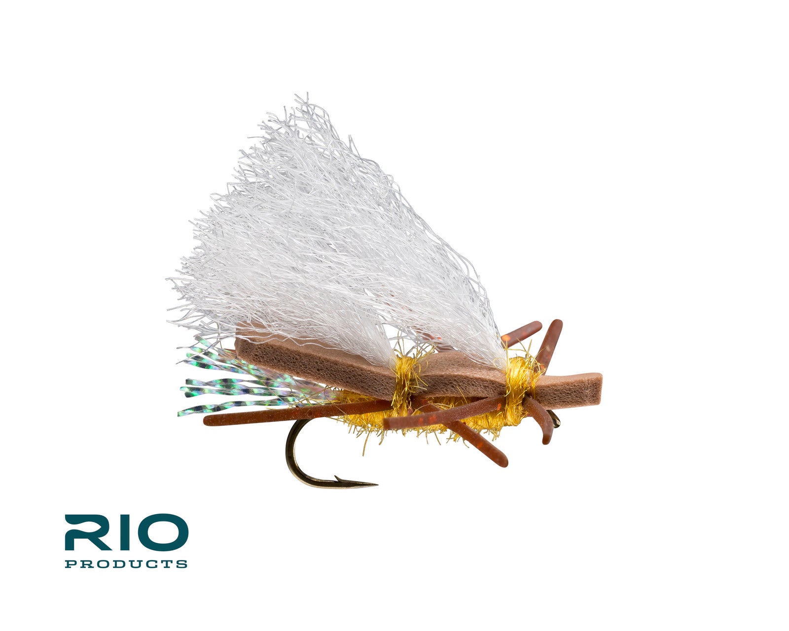 Rio Flies - Chubby Chernobyl Gold with buoyant wing and detailed body for fly fishing at Freestone Fly Shop
