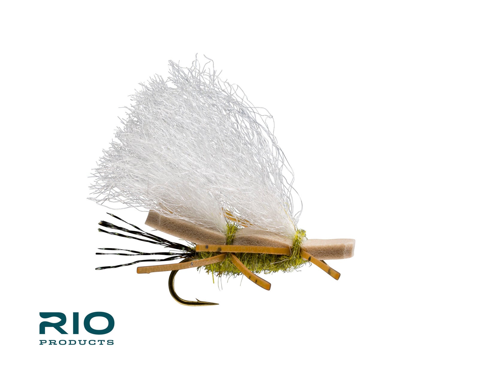 Rio Flies - Chubby Chernobyl Olive showcasing buoyant foam wing and detailed body for expert fly fishing at Freestone Fly Shop