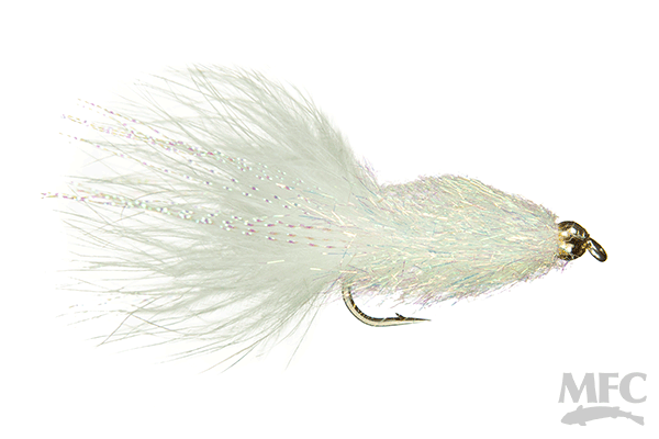 MFC Coffey's Sparkle Minnow - Pearl Gold by Montana Fly Company, premium fly fishing lure at Freestone Fly Shop