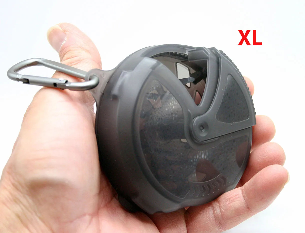 Ninja Fly Fishing Crap Trap - XL waste container with carabiner for clean catch disposal during fly fishing at Freestone Fly Shop