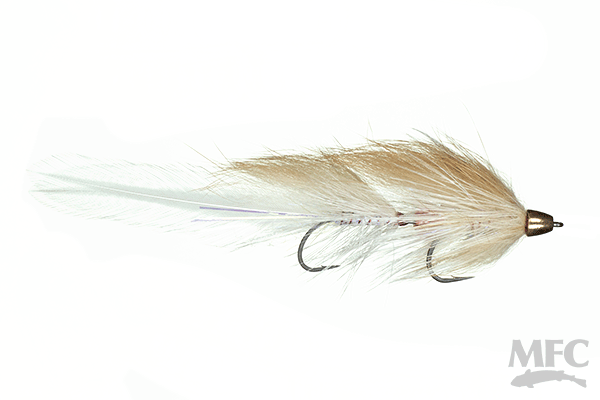 MFC Emma's Mod Maiden - White/Tan by Montana Fly Company, high-quality fly fishing lure at Freestone Fly Shop