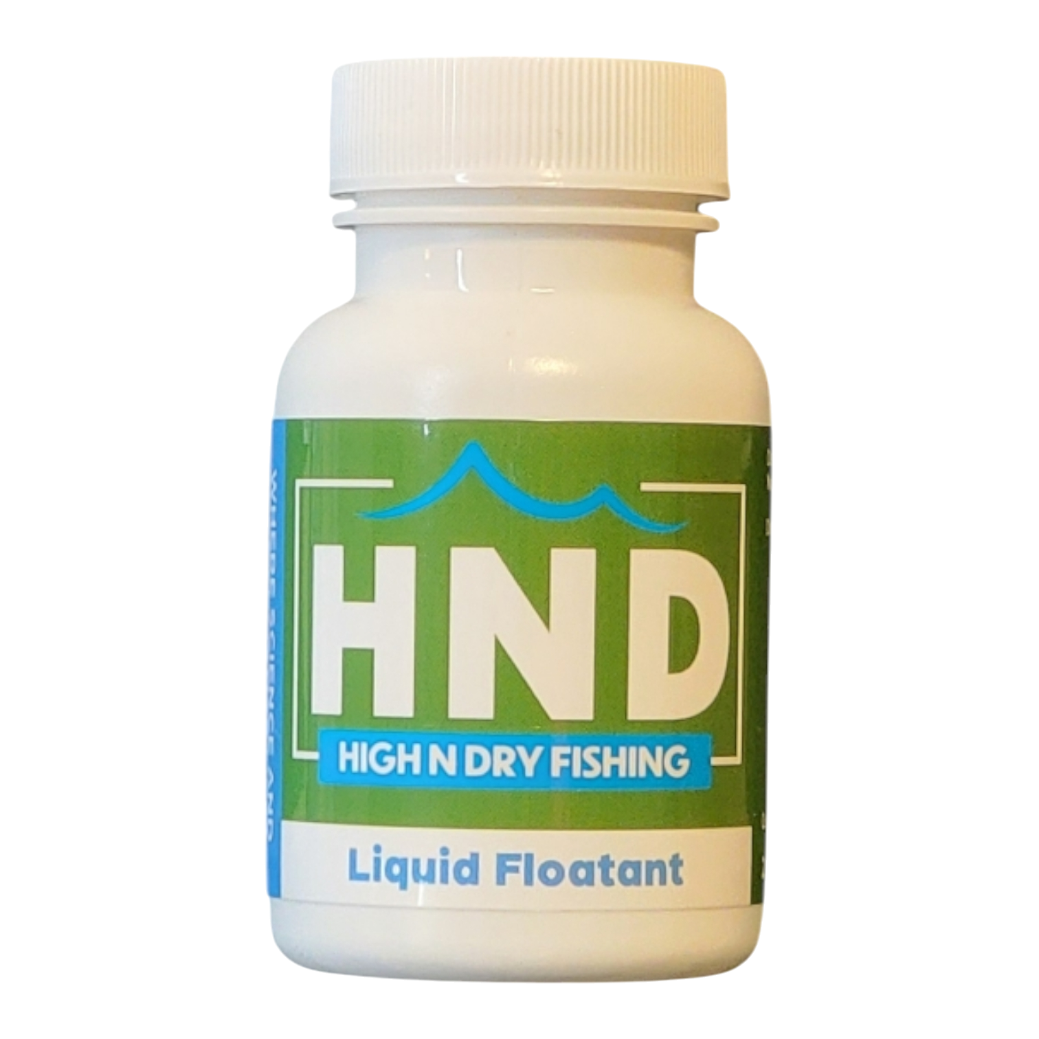 High N Dry Liquid Floatant bottle with green label for easy application during fly fishing at Freestone Fly Shop