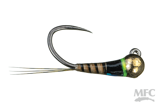 MFC Jig Napoleon - Tan by Montana Fly Company, high-quality perdigon fishing fly at Freestone Fly Shop for fly anglers